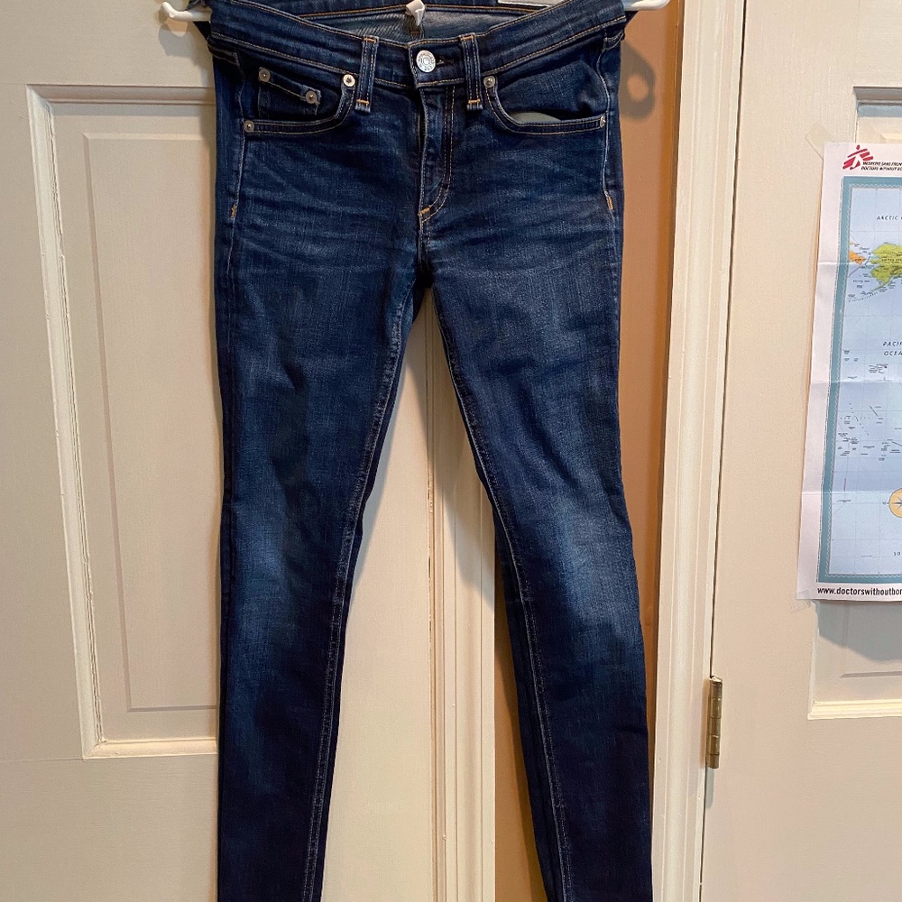 Rag & Bone Cate Mid-Rise Skinny Fit Size 25